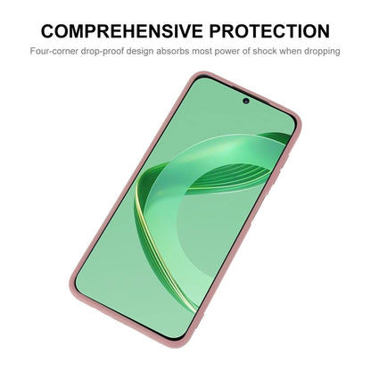 For Huawei Nova 11 ENKAY Liquid Silicone Phone Case with Tempered Glass Film(Light Green) - Huawei Cases by ENKAY | Online Shopping UK | buy2fix