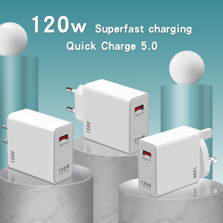 120W USB Super Fast Charging Charger Suitable for Xiaomi 12 / 12 Pro and Huawei / vivo, Plug Size:UK Plug - USB Charger by buy2fix | Online Shopping UK | buy2fix