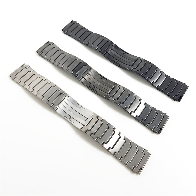 For Huawei Watch 3 One Bead Titanium Alloy Watch Band(Gray) - Watch Bands by buy2fix | Online Shopping UK | buy2fix