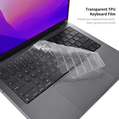 For MacBook Air 15.3 A2941 ENKAY US Version 3 in 1 Matte Protective Case with TPU Keyboard Film & Anti-dust Plugs(Sierra Blue) - MacBook Air Cases by ENKAY | Online Shopping UK | buy2fix