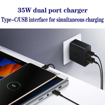 35W USB-C / Type-C + USB Charger Supports PPS / PD Protocol with Dual Type-C Cable, UK Plug - USB Charger by buy2fix | Online Shopping UK | buy2fix