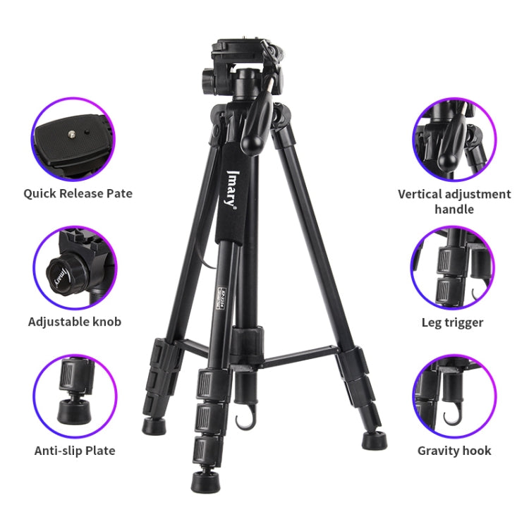 JMARY KP2254 Three colors are available Cell Phone SLR Outdoor Photography Tripod Stand(Blue) - Tripods by Jmary | Online Shopping UK | buy2fix