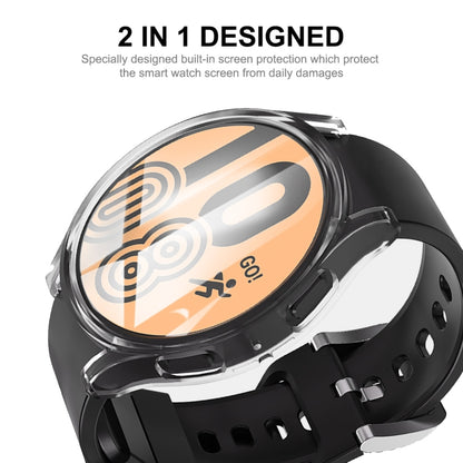 For Samsung Galaxy Watch6 44mm ENKAY Hat-Prince Full Coverage Transparent Soft TPU Case with Screen Protection - Watch Cases by ENKAY | Online Shopping UK | buy2fix