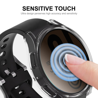 For Samsung Galaxy Watch6 44mm ENKAY Hat-Prince Full Coverage Transparent Soft TPU Case with Screen Protection - Watch Cases by ENKAY | Online Shopping UK | buy2fix