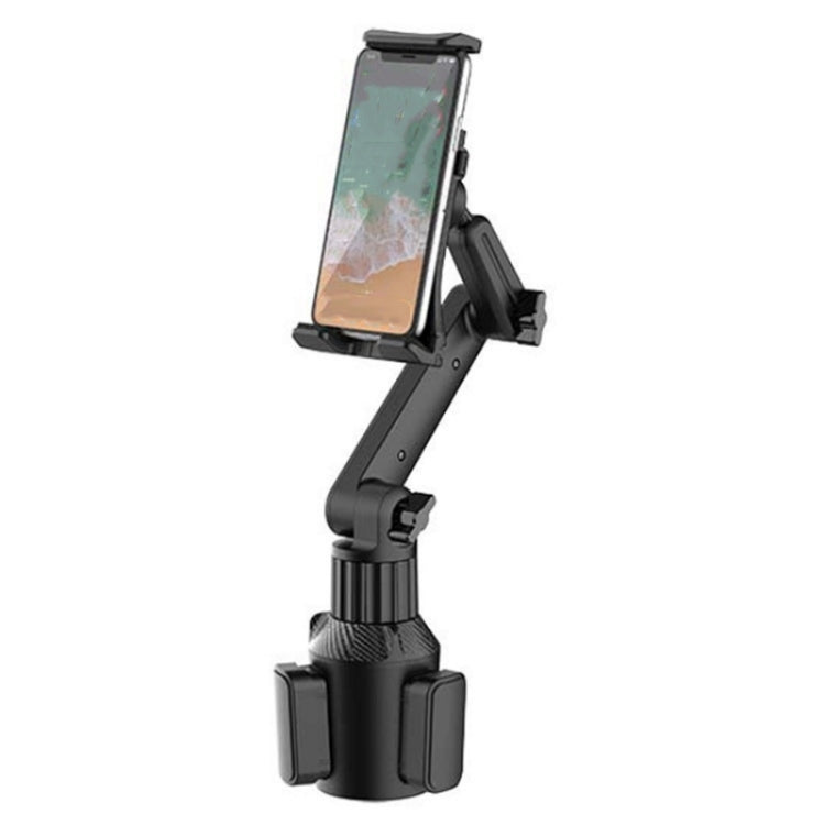 CUP-B16 Universal Long Neck 2 Shaft Rotating Car Cup Mount Phone Holder - Car Drink Holders by buy2fix | Online Shopping UK | buy2fix