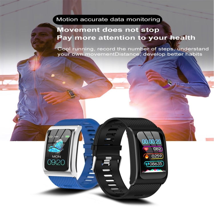 AK12 1.14 inch IPS Color Screen Smart Watch IP68 Waterproof,Leather Watchband,Support Call Reminder /Heart Rate Monitoring/Blood Pressure Monitoring/Sleep Monitoring/Predict Menstrual Cycle Intelligently(Black) - Smart Wear by buy2fix | Online Shopping UK | buy2fix