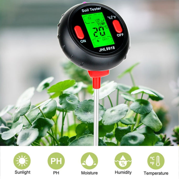 RZ104 Soil PH Meter Humidity Detector Digital PH Meter Soil Monitor PH Gardening Plant Soil Tester - Consumer Electronics by buy2fix | Online Shopping UK | buy2fix