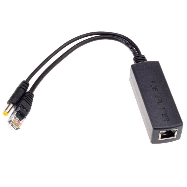 Power Over Ethernet Splitter 48V Input and 12V Output 48V PoE Splitter Adapter, Let 12V DC IP Camera Become POE Camera - Security by buy2fix | Online Shopping UK | buy2fix