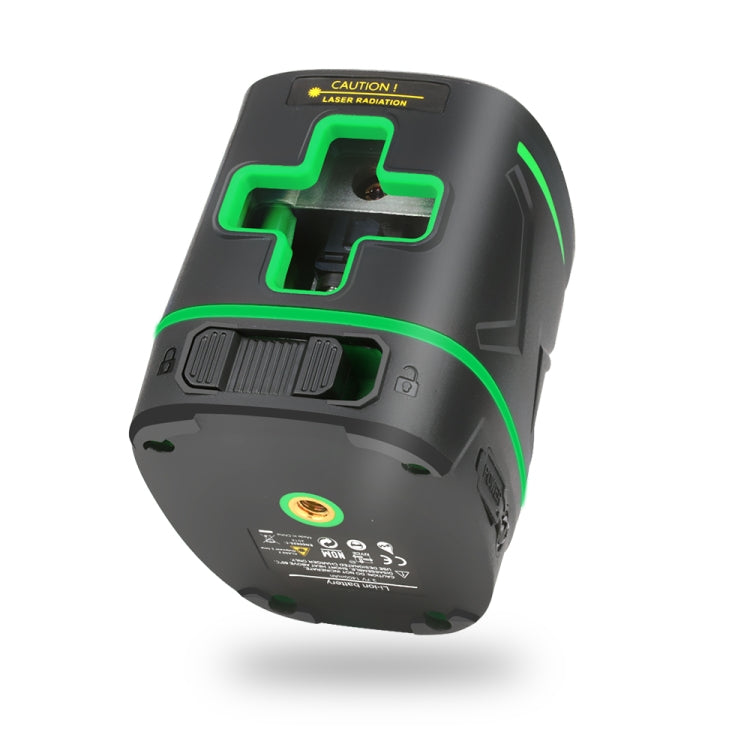 SNDWAY SW-331G Laser Level 2 Lines 360 Degree Rechargeable Battery Green Beam Self Leveling Level Laser 3D Rotary Vertical Horizontal - Laser Rangefinder by SNDWAY | Online Shopping UK | buy2fix