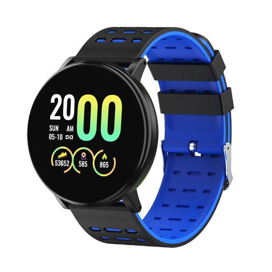 119plus 1.3inch IPS Color Screen Smart Watch IP68 Waterproof,Support Call Reminder /Heart Rate Monitoring/Blood Pressure Monitoring/Blood Oxygen Monitoring(Blue) - Smart Wear by buy2fix | Online Shopping UK | buy2fix