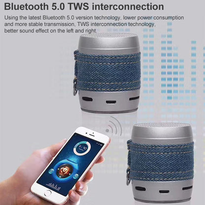 EWA A113 Portable Super Mini Bluetooth Speaker Wireless Bass Subwoofer Boom Box Speakers(Dark Grey) - Mini Speaker by EWA | Online Shopping UK | buy2fix