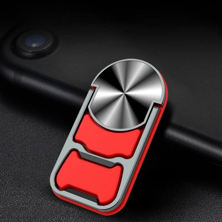 Car Desktop Stand Magnetic Rotating Metal Holder with Beer Opener(Red) - Ring Holder by buy2fix | Online Shopping UK | buy2fix