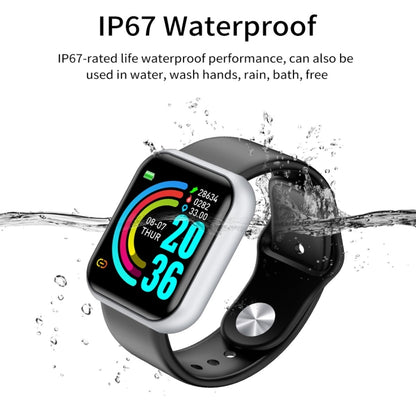 D20 1.3inch IPS Color Screen Smart Watch IP67 Waterproof,Support Call Reminder /Heart Rate Monitoring/Blood Pressure Monitoring/Sedentary Reminder(Silver) - Smart Wear by buy2fix | Online Shopping UK | buy2fix