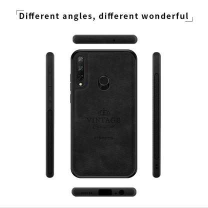 For Huawei Y7P/P40Lite E/Honor9C PINWUYO Zun Series PC + TPU + Skin Waterproof And Anti-fall All-inclusive Protective Shell(Black) - Huawei Cases by PINWUYO | Online Shopping UK | buy2fix