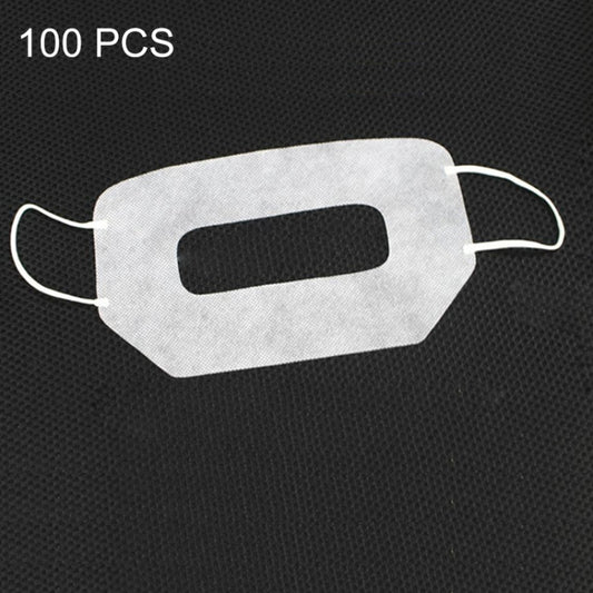 100 PCS Protective Hygiene Eye Mask White Disposable Eyemask for Virtual Reality Glasses - Consumer Electronics by buy2fix | Online Shopping UK | buy2fix