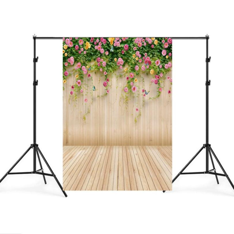 1.5m x 2.1m Simulation Wood Plank Flower Wall Photo Props Photography Background Cloth - Camera Accessories by buy2fix | Online Shopping UK | buy2fix