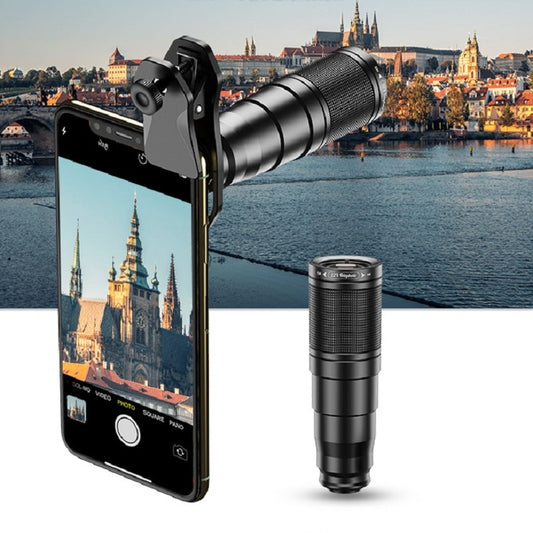 APEXEL APL-22X105 4 in 1 Metal 22X Telephoto + Fisheye + Wide Angle + Macro Starlight Polarization Universal External Mobile Phone Lens Set - Macro & Wide-angle by APEXEL | Online Shopping UK | buy2fix