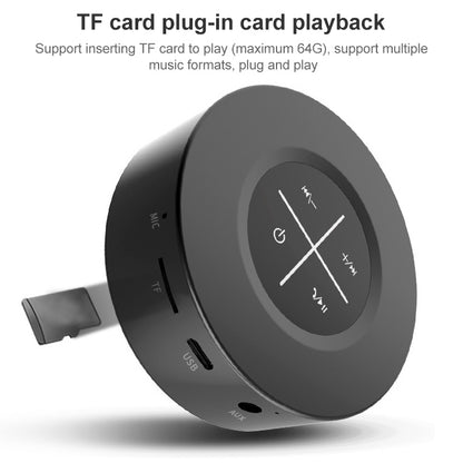 Y8 Computer Mini Smart Car Card Portable Subwoofer Bluetooth Speaker(Silver) - Mini Speaker by buy2fix | Online Shopping UK | buy2fix