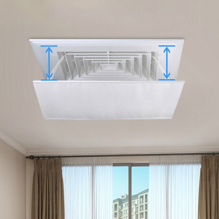 Central Air Conditioning Wind Shield Wall-Mounted Anti Direct Blowing Windshield, Size:45x45cm(White) - Home & Garden by buy2fix | Online Shopping UK | buy2fix