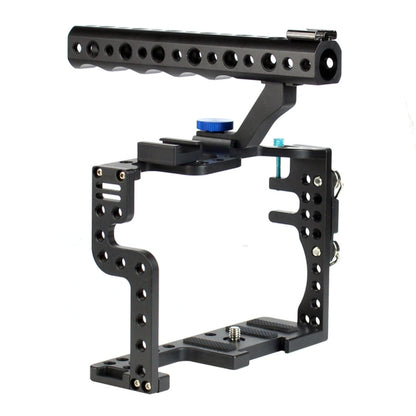 Camera Metal Video Cage Handle Stabilizer for Panasonic LUMIX GH3/GH4(Black) - Camera Accessories by buy2fix | Online Shopping UK | buy2fix