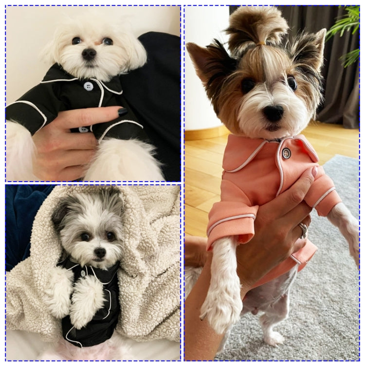 Dog Clothes Pet Pajamas Dog simulation Silk Pajamas, Size:S(Pink) - Home & Garden by buy2fix | Online Shopping UK | buy2fix