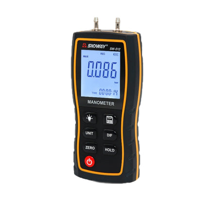 SNDWAY SW512 High Precision Digital Positive and Negative Differential Pressure Tester - Other Tester Tool by SNDWAY | Online Shopping UK | buy2fix