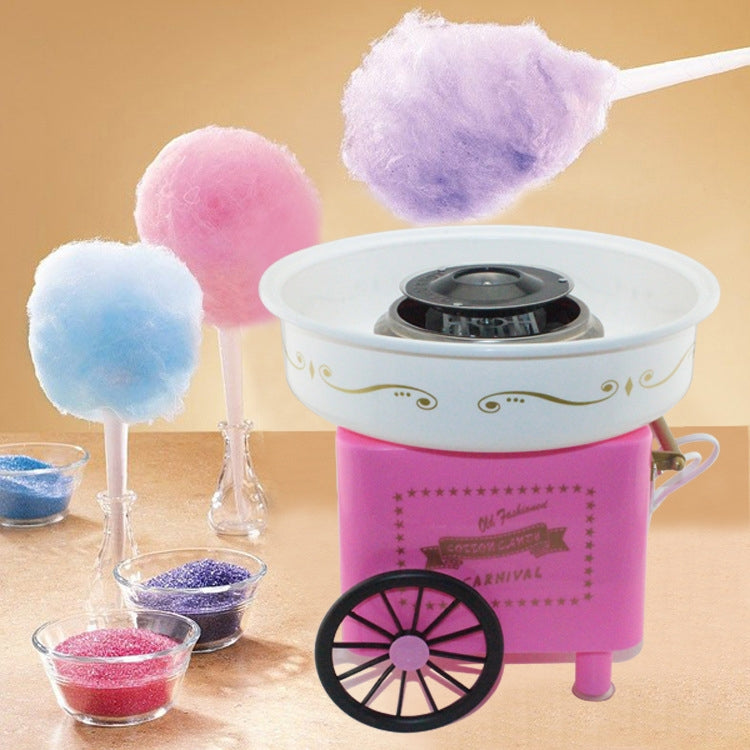 Retro Trolley Mini Cotton Candy Machine, Specification:U.S. Regulations 110 V(Red) - Home & Garden by buy2fix | Online Shopping UK | buy2fix