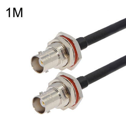 BNC Female To BNC Female RG58 Coaxial Adapter Cable, Cable Length:1m - Connectors by buy2fix | Online Shopping UK | buy2fix