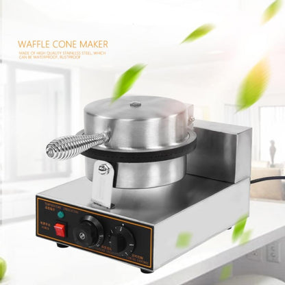 Electric Waffle Maker Egg Roll Maker DIY Ice Cream Cone Machine Crispy Omelet Machine, Plug Type:UK Plug - Home & Garden by buy2fix | Online Shopping UK | buy2fix