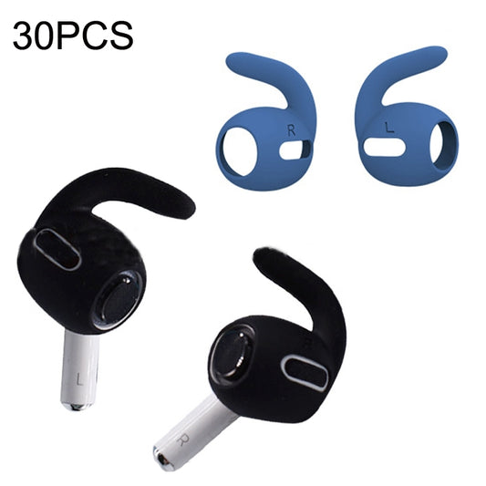 30PCS Ultra-thin Earphone Ear Caps For Apple Airpods Pro(Dark Blue) - Apple Accessories by buy2fix | Online Shopping UK | buy2fix