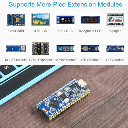 Waveshare ESP32-S3 Microcontroller 2.4 GHz Wi-Fi Development Board Dual-core Processor - Arduino Nucleo Accessories by Waveshare | Online Shopping UK | buy2fix