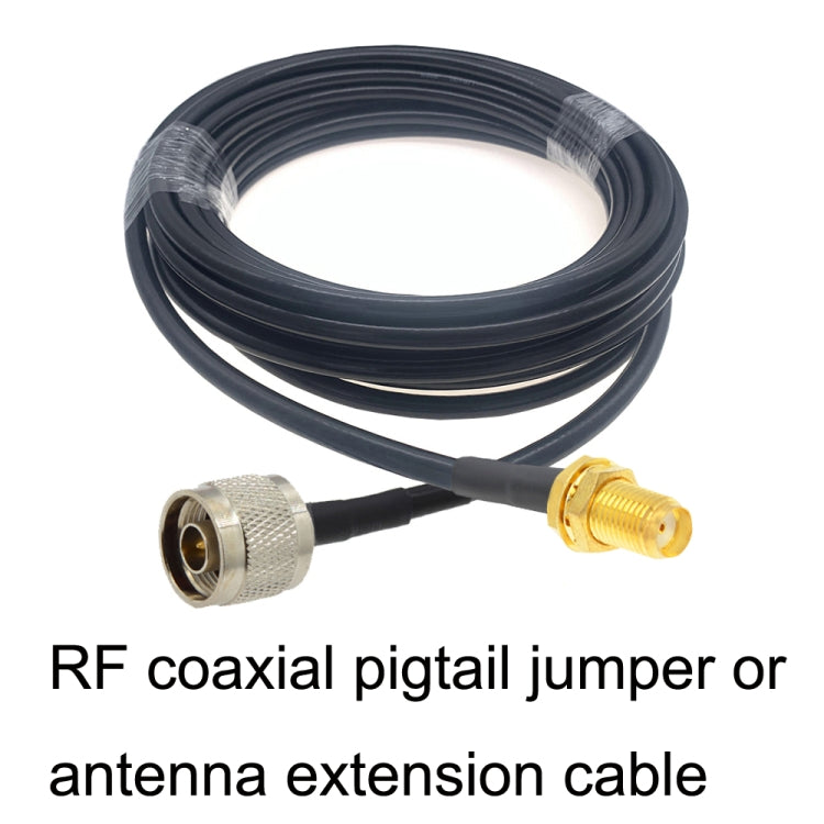 SMA Female To N Male RG58 Coaxial Adapter Cable, Cable Length:3m - Connectors by buy2fix | Online Shopping UK | buy2fix