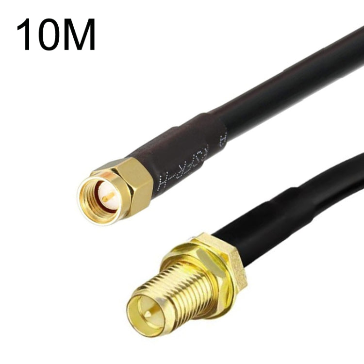 SMA Male To RP-SMA Female RG58 Coaxial Adapter Cable, Cable Length:10m - Connectors by buy2fix | Online Shopping UK | buy2fix