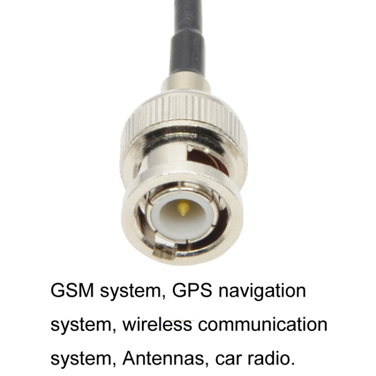 BNC Male To UHF Female RG58 Coaxial Adapter Cable, Cable Length:1m - Connectors by buy2fix | Online Shopping UK | buy2fix