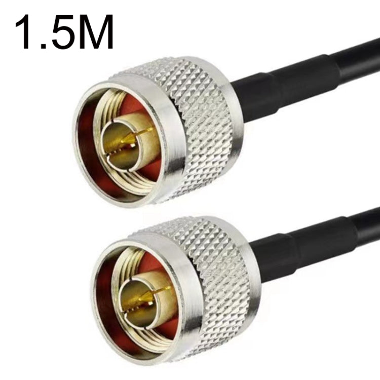 N Male To N Male RG58 Coaxial Adapter Cable, Cable Length:1.5m - Connectors by buy2fix | Online Shopping UK | buy2fix