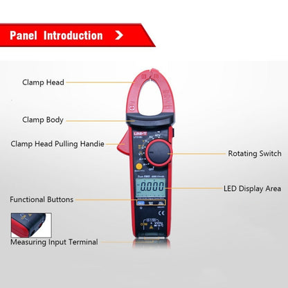 UNI-T UT216C 600A Digital Clamp Meter AC DC Voltage Detector - Consumer Electronics by UNI-T | Online Shopping UK | buy2fix