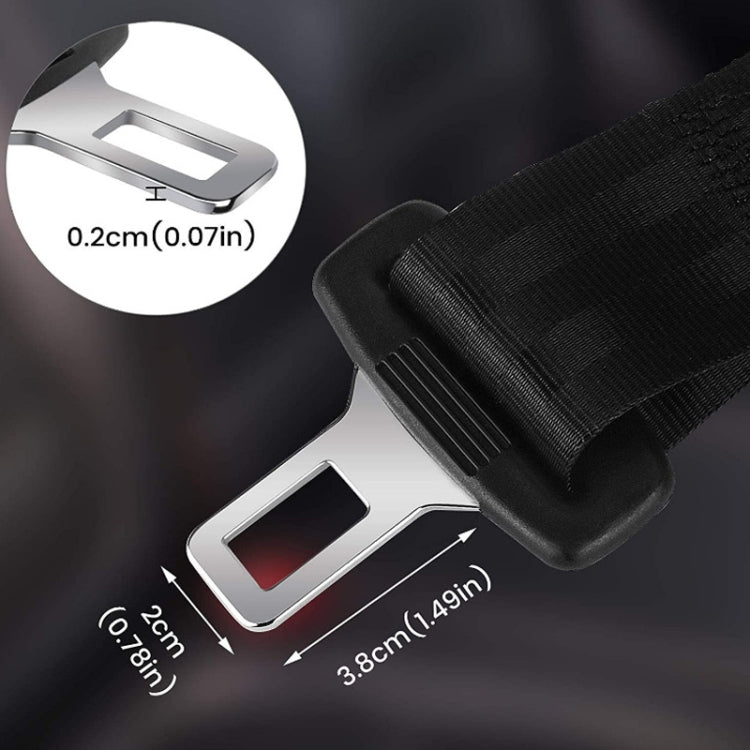 2 PCS Child And Pregnant Woman Car Seat Belt Extender, Length:29cm(Black) - In Car by buy2fix | Online Shopping UK | buy2fix