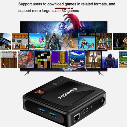 GD10 128G Built-In 40000+ Games Dual System Set-Top Box 3D Home 4K HD  TV Game Console Box US Plug(Black) - Pocket Console by buy2fix | Online Shopping UK | buy2fix