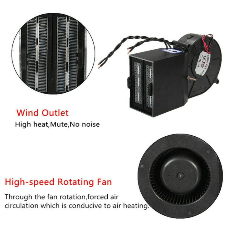 Car Heater Electric Heater Defroster Double PTC12V 150-350W - Heating & Fans by buy2fix | Online Shopping UK | buy2fix