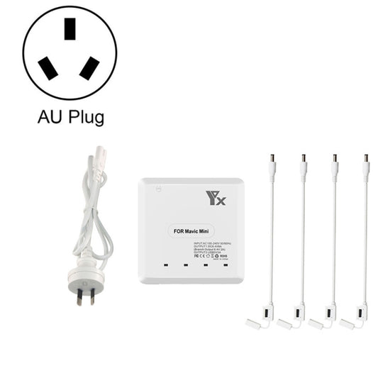 For DJI Mavic Mini Charger Battery USB 6 in 1 Hub Intelligent Battery Controller Charger, Plug Type:AU Plug - DJI & GoPro Accessories by buy2fix | Online Shopping UK | buy2fix