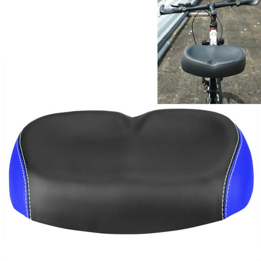 Bicycle Seat Mountain Bike Seat Cushion Shock Absorption no Nose Saddle Riding Equipment(Blue) - Outdoor & Sports by buy2fix | Online Shopping UK | buy2fix