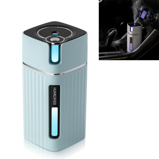Humidifier USB Office Home Car Mute Portable Colorful Air Purifier(Blue) - In Car by buy2fix | Online Shopping UK | buy2fix