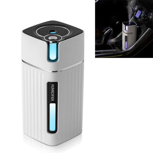 Humidifier USB Office Home Car Mute Portable Colorful Air Purifier(White) - In Car by buy2fix | Online Shopping UK | buy2fix