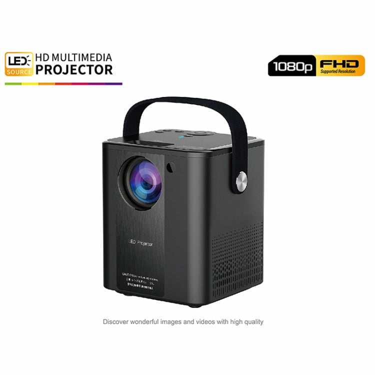 C500 Portable Mini LED Home HD Projector, Style:Basic Version(Black) - Consumer Electronics by buy2fix | Online Shopping UK | buy2fix