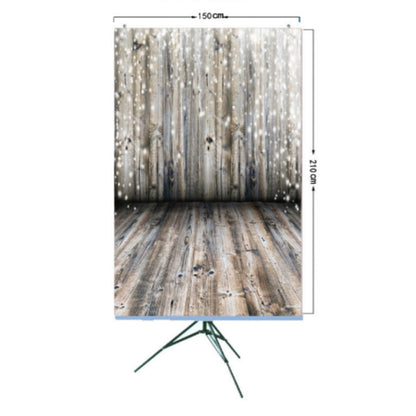 1.5m x 2.1m Photo Studio Venue Layout Wooden Board 3D Studio Background Cloth - Camera Accessories by buy2fix | Online Shopping UK | buy2fix