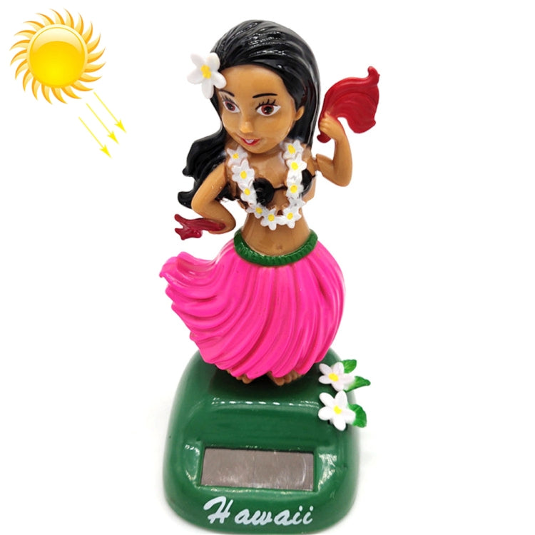 Solar Powered Dancing Hula Girl Swinging Bobble Toy Gift for Car Decoration - Ornaments by buy2fix | Online Shopping UK | buy2fix