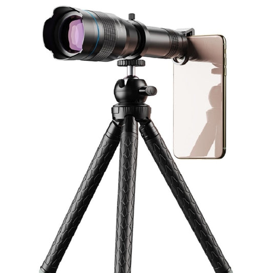 APEXEL APL-JS60XJJ09 All Metal 60X HD External Magnifying Telescope Universal Telephoto Mobile Phone Lens - Telescope & Microscope by APEXEL | Online Shopping UK | buy2fix