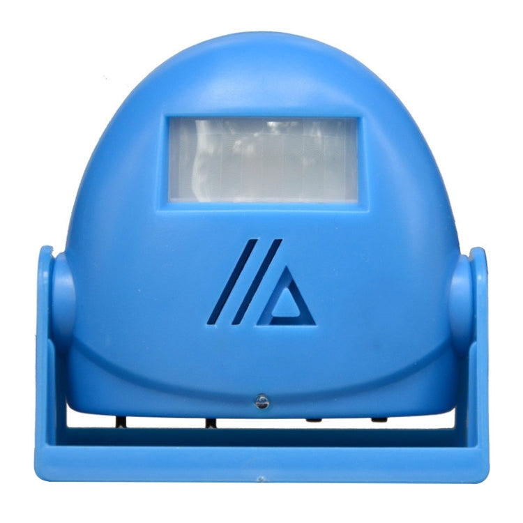 Wireless Intelligent Doorbell Infrared Motion Sensor Voice Prompter Warning Door Bell Alarm(Blue) - Security by buy2fix | Online Shopping UK | buy2fix
