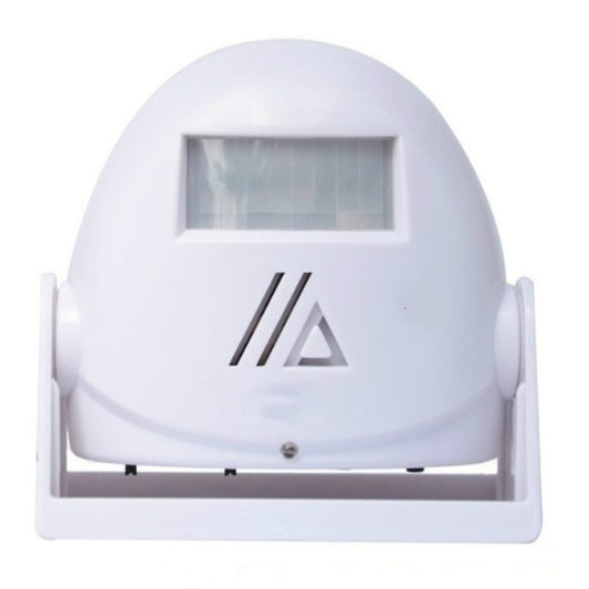 Wireless Intelligent Doorbell Infrared Motion Sensor Voice Prompter Warning Door Bell Alarm(White) - Security by buy2fix | Online Shopping UK | buy2fix