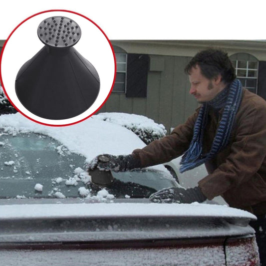 2 PCS Car Magic Window Windshield Car Ice Scraper Shaped Funnel Snow Remover Deicer Cone Deicing Tool Scraping - Ice Scraper by buy2fix | Online Shopping UK | buy2fix